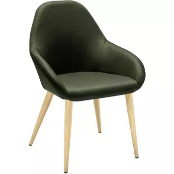 Кресло Kent темно-зеленый/нат.дуб R-Home арт.410119121h_ТмЗел_н.дуб