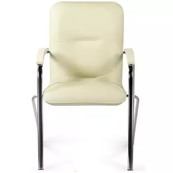 Кресло King Style модель "Самба КС 1" арт.РМК 000,457, кож зам крем локти дерево светлое