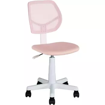 Кресло компьютерное детское ЛОЛО розовый пластик белый Stool Group (арт.УТ000039089)