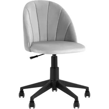 Кресло компьютерное велюр светло-серый Stool Group Логан УТ000035460