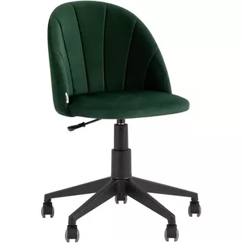 Кресло компьютерное велюр зелёный Stool Group Логан УТ000035457