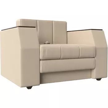 Кресло-кровать Атлантида (экокожа бежевая) Лига Диванов 27861