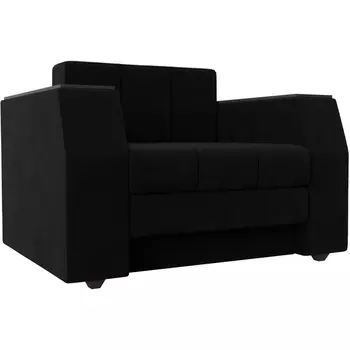 Кресло-кровать Атлантида (микровельвет черный) Лига Диванов 28418