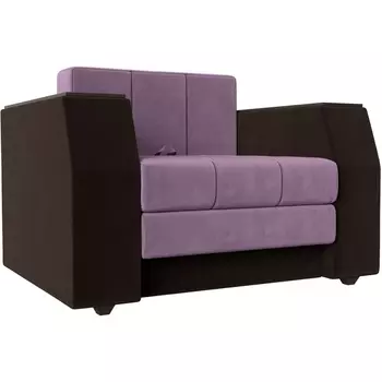 Кресло-кровать Атлантида (Микровельвет фиолетовый) Лига Диванов 113868