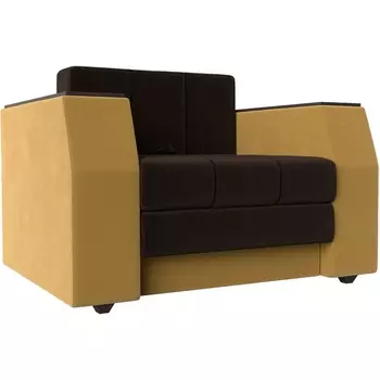 Кресло-кровать Атлантида (Микровельвет коричневый) Лига Диванов 113863