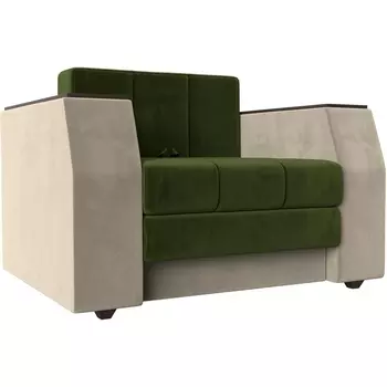 Кресло-кровать Атлантида (Микровельвет зеленый) Лига Диванов 113853