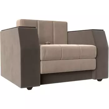 Кресло-кровать Атлантида (Велюр бежевый) Лига Диванов 113846