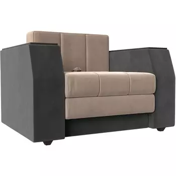 Кресло-кровать Атлантида (Велюр бежевый) Лига Диванов 113847