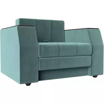 Кресло-кровать Атлантида (Велюр бирюзовый) Лига Диванов 113836