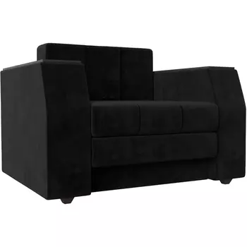 Кресло-кровать Атлантида (Велюр черный) Лига Диванов 113842