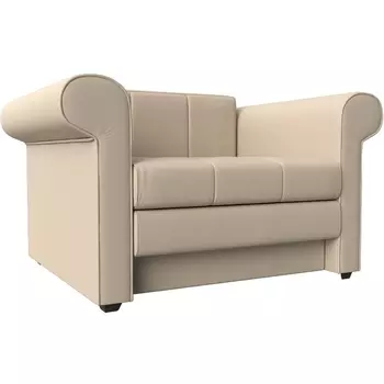 Кресло-кровать Берли (экокожа бежевая) Лига Диванов 101290