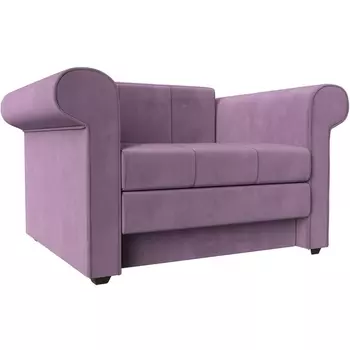 Кресло-кровать Берли (микровельвет сиреневый) Лига Диванов 110342