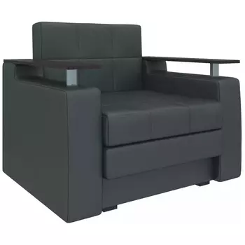 Кресло-кровать Мираж (экокожа черная) Лига Диванов 28424