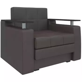 Кресло-кровать Мираж (экокожа коричневая) Лига Диванов 28422