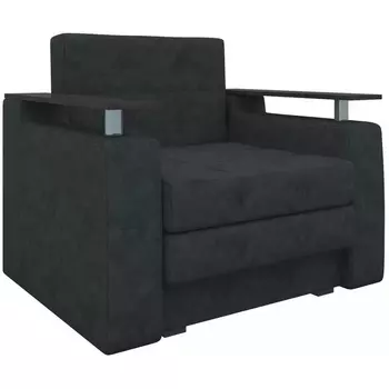 Кресло-кровать Мираж (микровельвет черный) Лига Диванов 28430