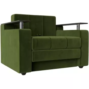 Кресло-кровать Мираж (Микровельвет/Зеленый) Лига Диванов 120452