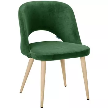 Кресло Lars зелёный/нат.дуб R-Home арт.410120158h_green grass_нат.дуб