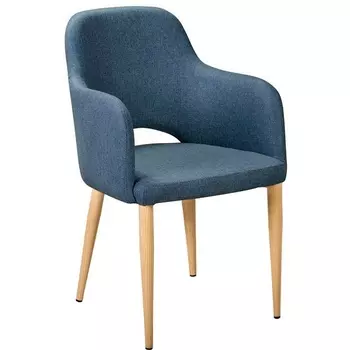 Кресло Ledger Cканди БлюАрт Натуральный Дуб R-Home арт.41012440_БлюАртНДуб