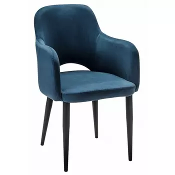 Кресло Ledger Diag blue/черный R-Home арт.410124160h_Diag blue_черный