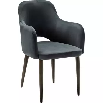 Кресло Ledger Diag grey/т. орех R-Home арт.410124152h_Diag grey_т.орех