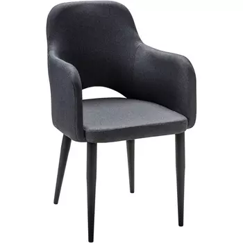 Кресло Ledger темно-серый/черный R-Home арт.410124130h_Dark grey_черный