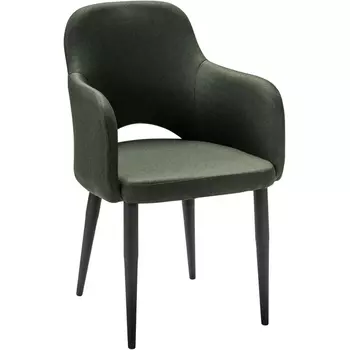 Кресло Ledger темно-зеленый/черный R-Home арт.410124120h_Dark_Green_черный