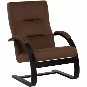 Кресло Leset Монэ (Фанера,Березовый шпон,Металл,Велюр/Светло-коричневый) арт.2500000070914