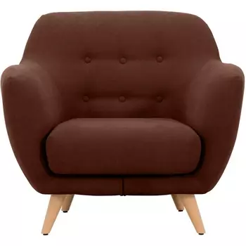 Кресло Loa ОГОГО (арт.340391), (Ткань/Коричневый) ОГОГО Обстановочка!