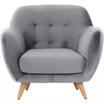 Кресло Loa ОГОГО (арт.341181), (Ткань/Серый) ОГОГО Обстановочка!