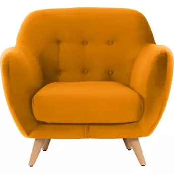 Кресло Loa ОГОГО (арт.341182), (Ткань/Желтый) ОГОГО Обстановочка!
