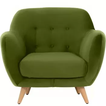 Кресло Loa ОГОГО (арт.341184), (Ткань/Зеленый) ОГОГО Обстановочка!