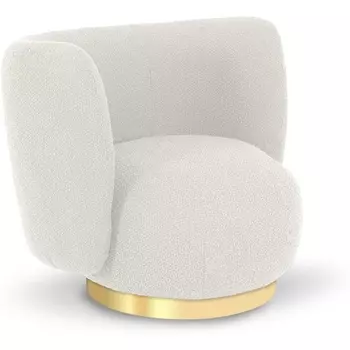 Кресло Lucca ОГОГО (арт.853034), (Букле,Ткань,Рогожка/Бежевый) ОГОГО Обстановочка!