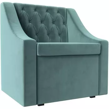 Кресло Мерлин (велюр бирюзовый) Лига Диванов 109767