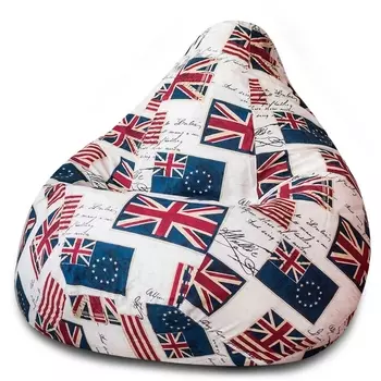 Кресло мешок Dreambag Груша Флаги (L, Классический) 5008611