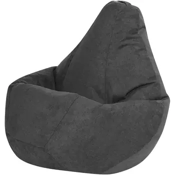 Кресло мешок Dreambag Груша Графит Велюр (L, Классический) 5023711