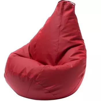 Кресло мешок Dreambag Груша Красная ЭкоКожа (XL, Классический) 5011421