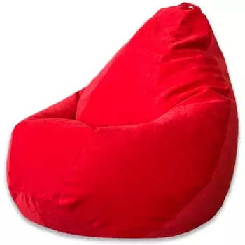 Кресло мешок Dreambag Груша Красный Микровельвет (XL, Классический) 5013421