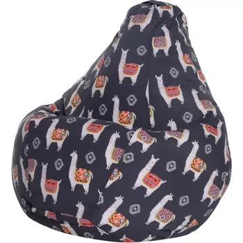 Кресло мешок Dreambag Груша Ламы Серое (2XL, Классический) 5024731