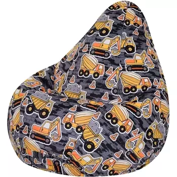 Кресло мешок Dreambag Груша Стройка (XL, Классический) 5031921