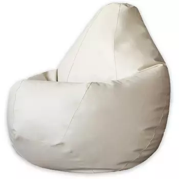 Кресло мешок Dreambag Груша Светло-Бежевая ЭкоКожа (XL, Классический) 5011021