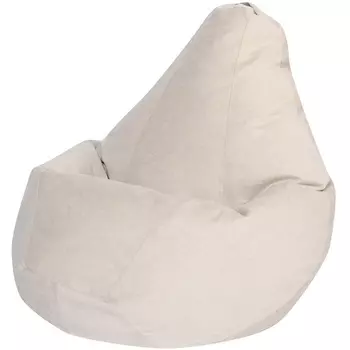 Кресло мешок Dreambag Груша Светло-Бежевый Велюр (XL, Классический) 5026621
