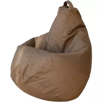 Кресло мешок Dreambag Груша Светло-Коричневая Рогожка (XL, Классический) 5025821