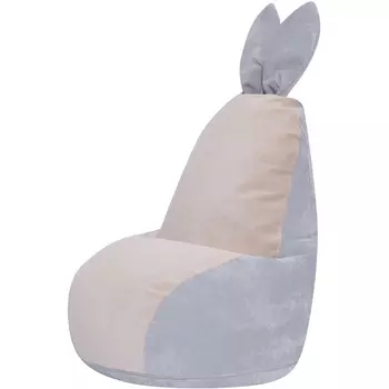 Кресло мешок Dreambag Зайчик Серо-Бежевый (Классический) 19132