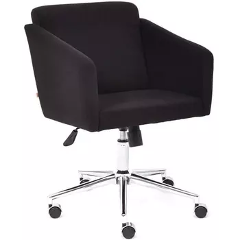 Кресло хром черный (флок) Tetchair 112994 13946