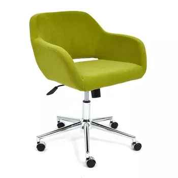 Кресло хром олива (флок) Tetchair 113269 14230