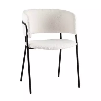 Кресло Нэлли New, букле белый Stool Group арт.УТ000039409