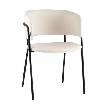 Кресло Нэлли New буклированный велюр белый Stool Group арт.УТ000039980