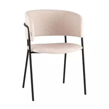 Кресло Нэлли New буклированный велюр бежевый Stool Group арт.УТ000039981