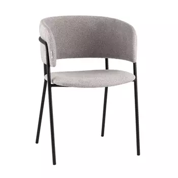 Кресло Нэлли New буклированный велюр серый Stool Group арт.УТ000039978