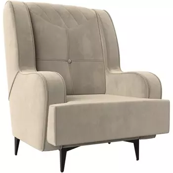 Кресло Неаполь (микровельвет бежевый) Лига Диванов 111960